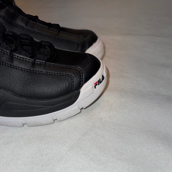 Fila Grant Hill 2 Mid Top Sneakers Youth Kids Size 6 US Black Basketball Shoes - Picture 7 of 12